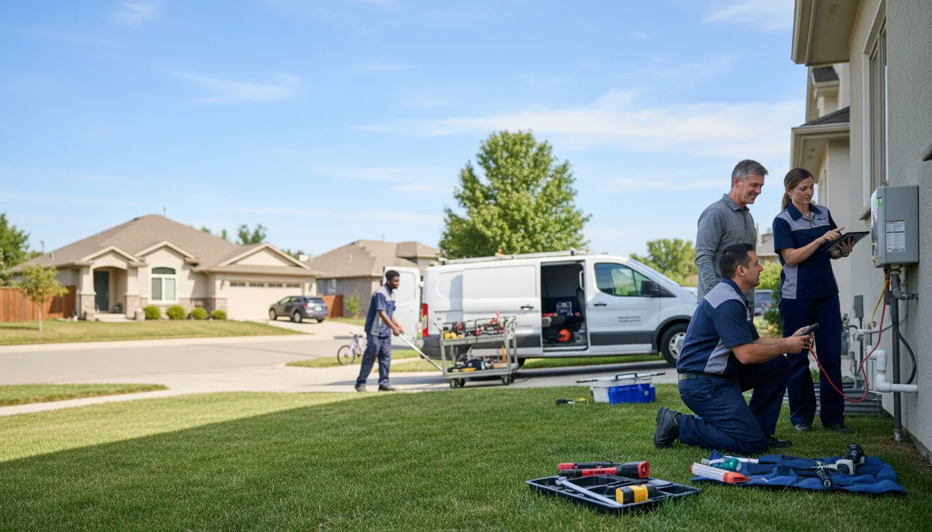 Tankless water heater service in Neche, ND